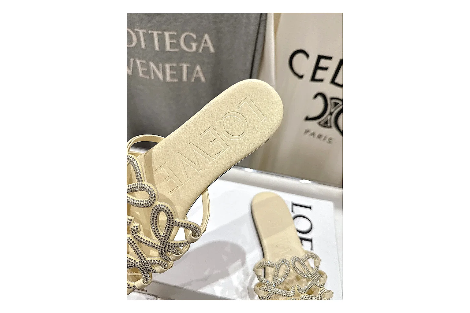 kakoscout.com Cream Woven Mule 9127 Cream mule product image thumbnail 5