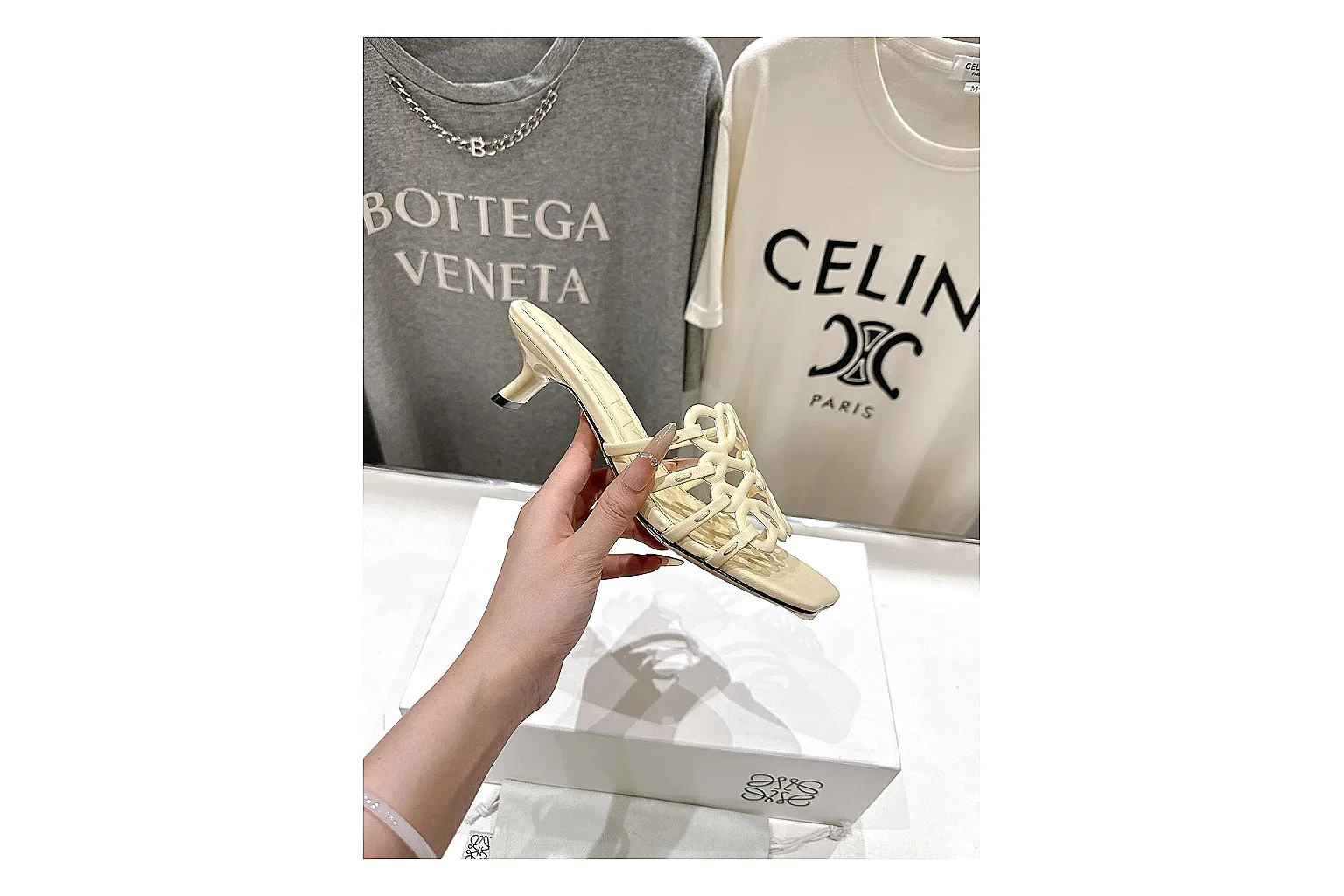 kakoscout.com Cream Woven Mule 9433 Cream mule product image thumbnail 4