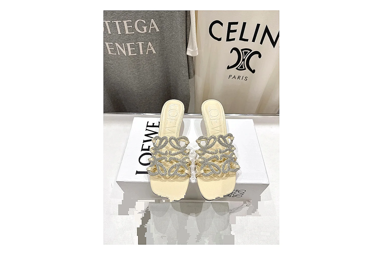 kakoscout.com Cream Woven Mule 9677 Cream mule product image