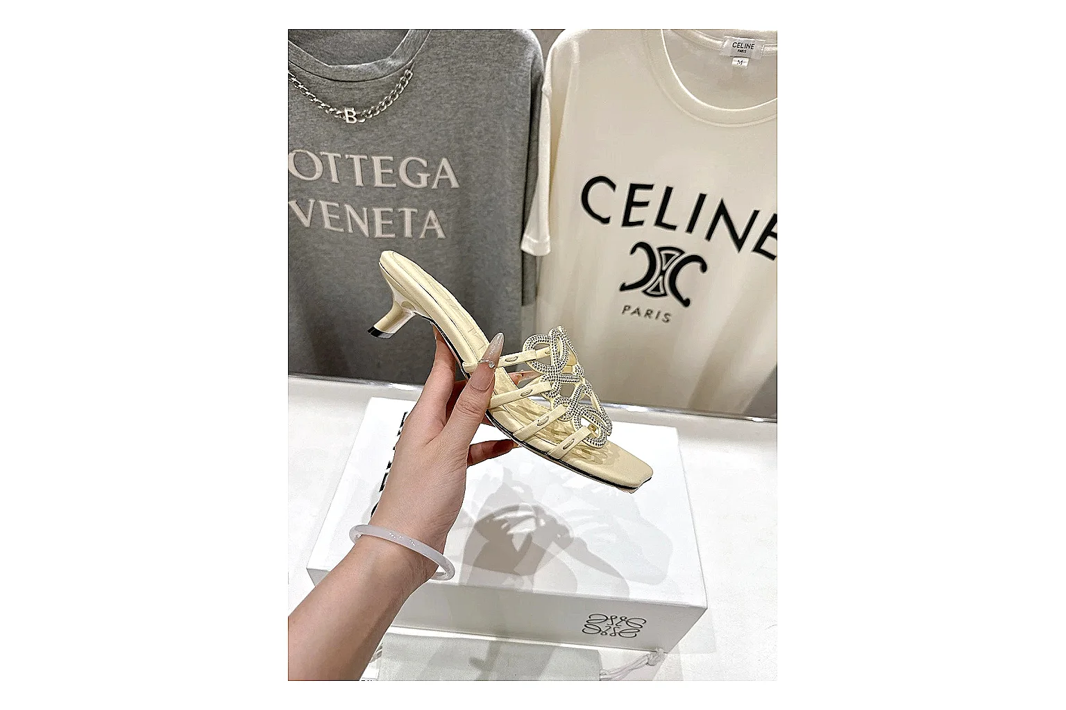 kakoscout.com Cream Woven Mule 9677 Cream mule product image thumbnail 4