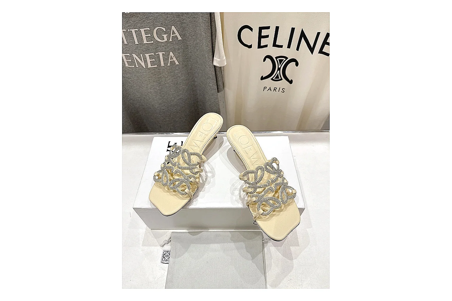 kakoscout.com Cream Woven Mule 9677 Cream mule product image thumbnail 6