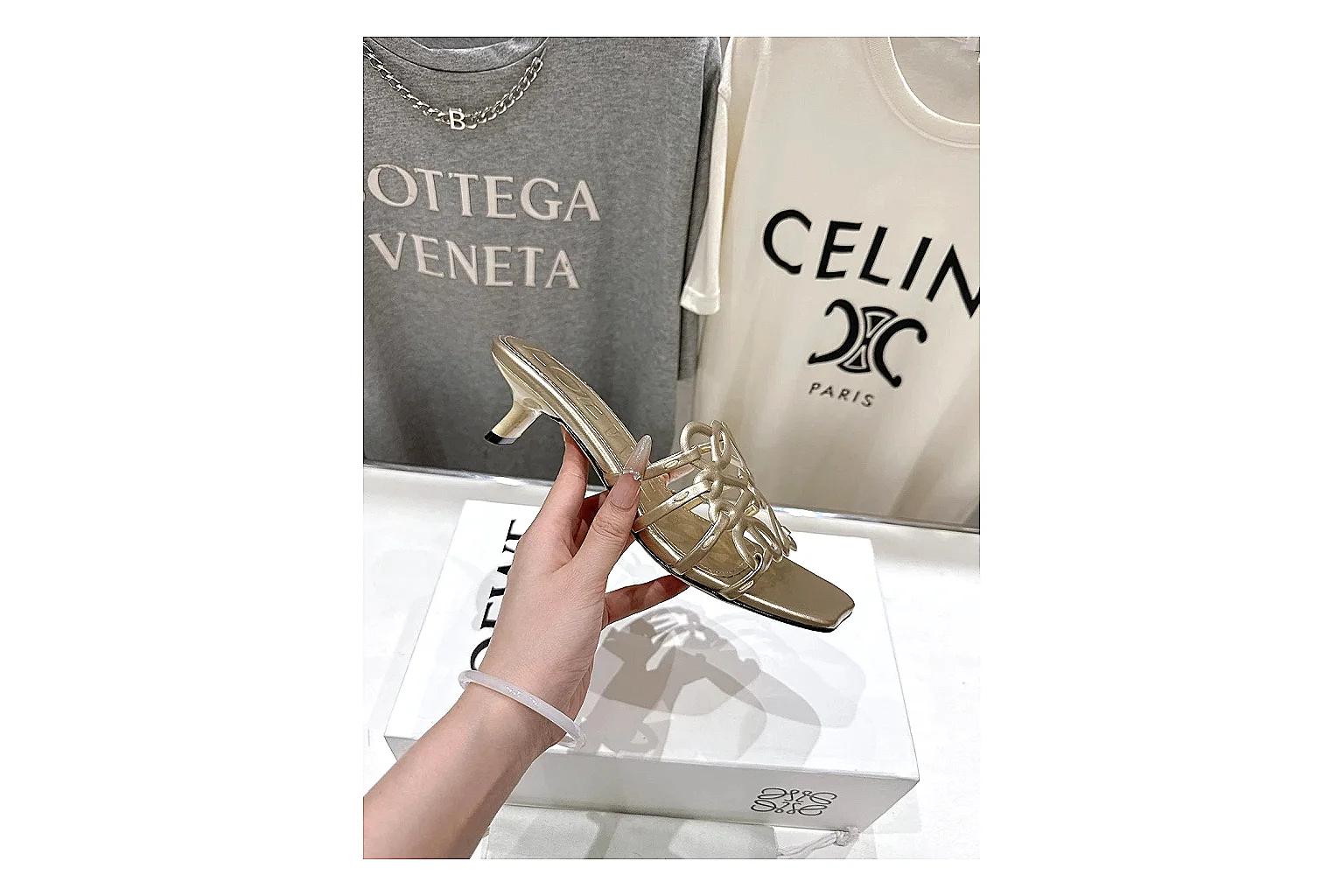 kakoscout.com Gold Woven Mule 9477 Gold mule product image thumbnail 4