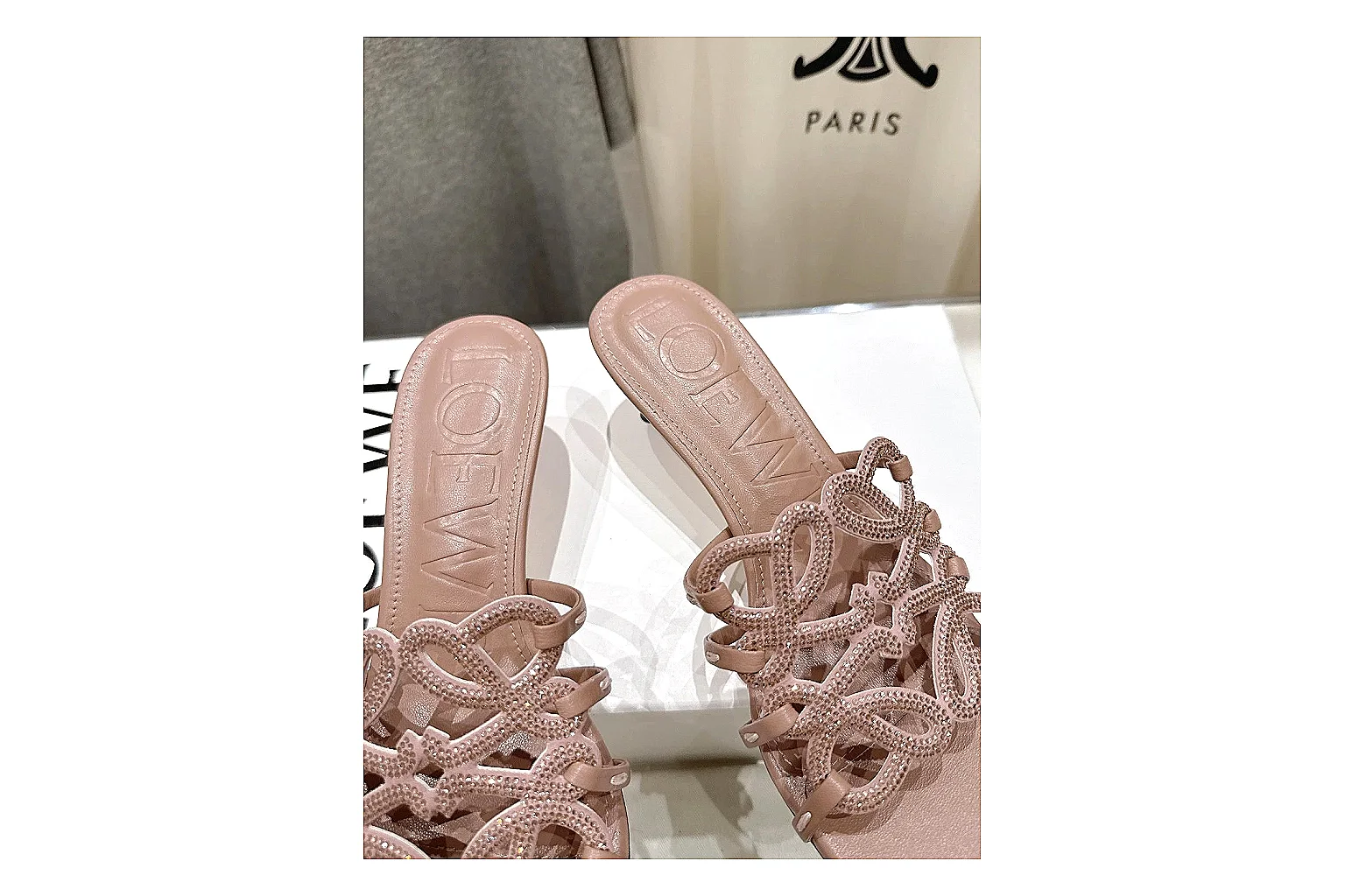 kakoscout.com Pink Woven Mule 0006 Pink mule product image thumbnail 5