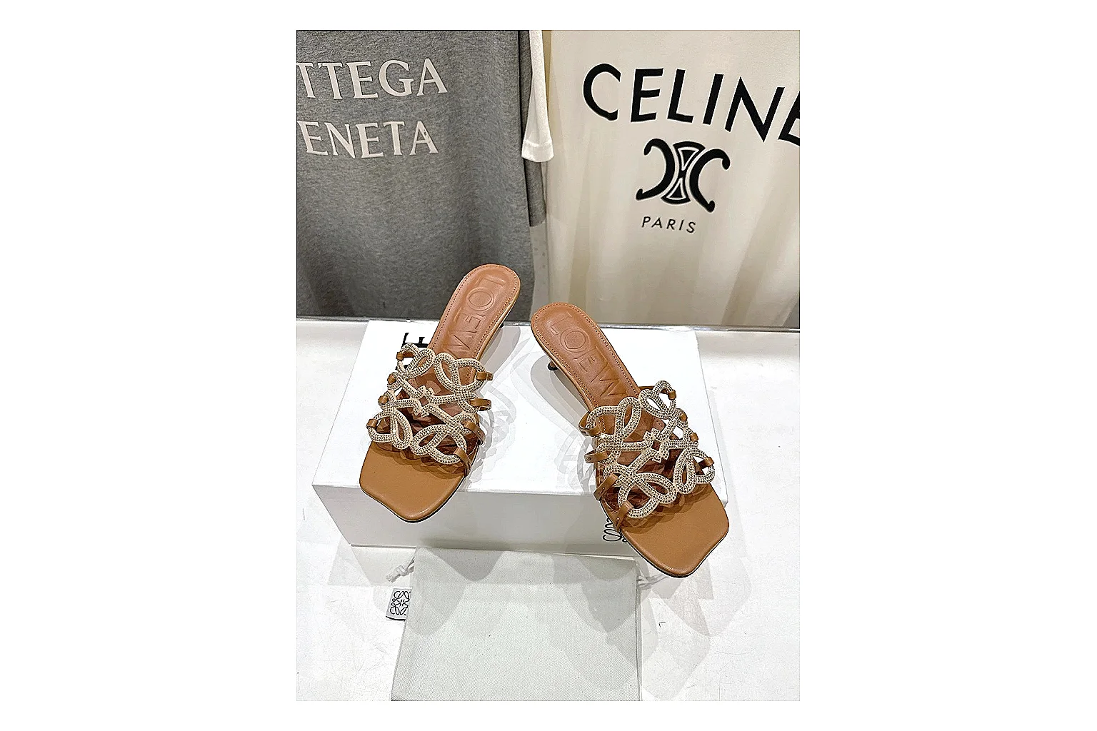 kakoscout.com Tan Woven Mule 0038 Tan mule product image thumbnail 6