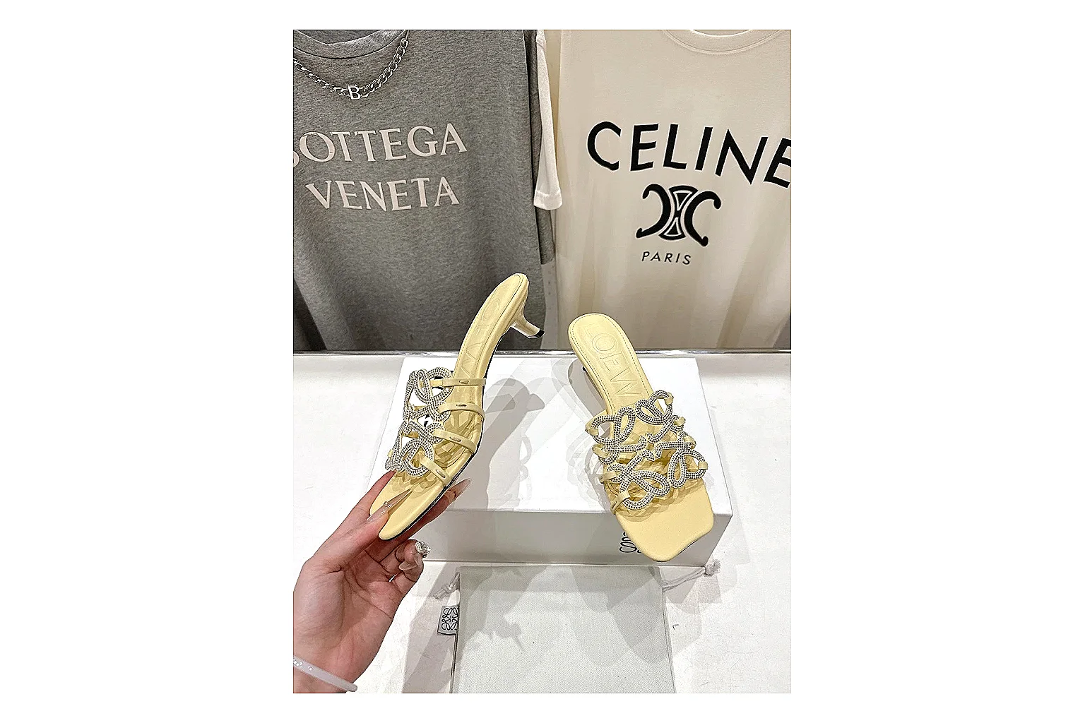 kakoscout.com Yellow Woven Mule 9960 Yellow mule product image thumbnail 2