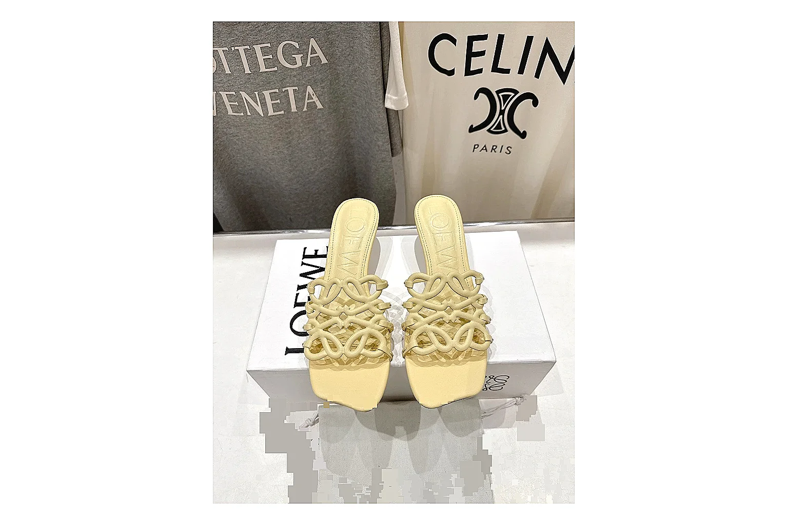 kakoscout.com Yellow Woven Mule 9560 Yellow mule product image